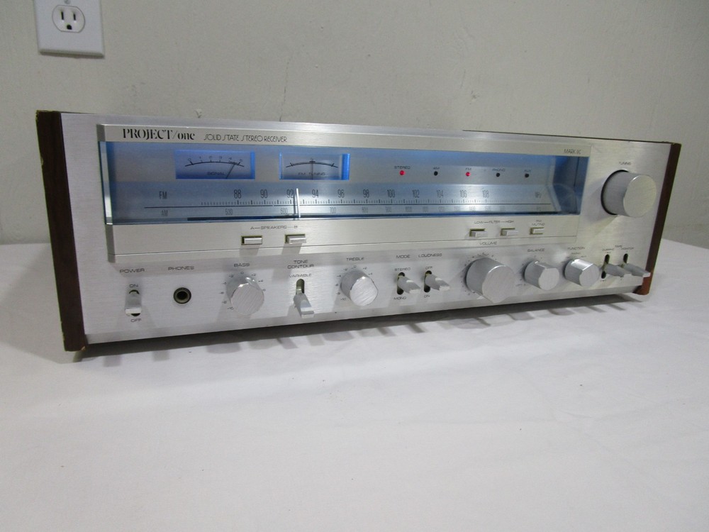 Nice Project / One Mark IIC Stereo Receiver w/ LED Upgraded Lamps -------- Cool!