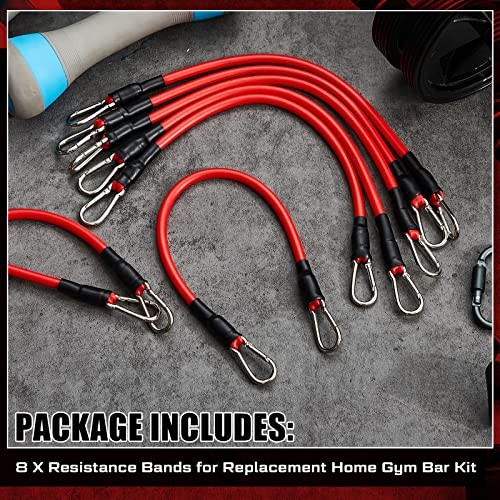 8 pcs Resistance Bands for Working Out Additional Exercise Bands for