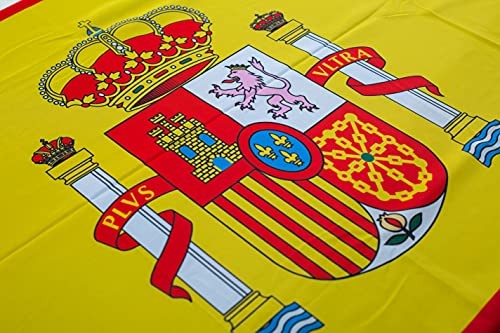 Rectangular Tablecloth Spain Spanish Flag Fade-Resistant Washable National
