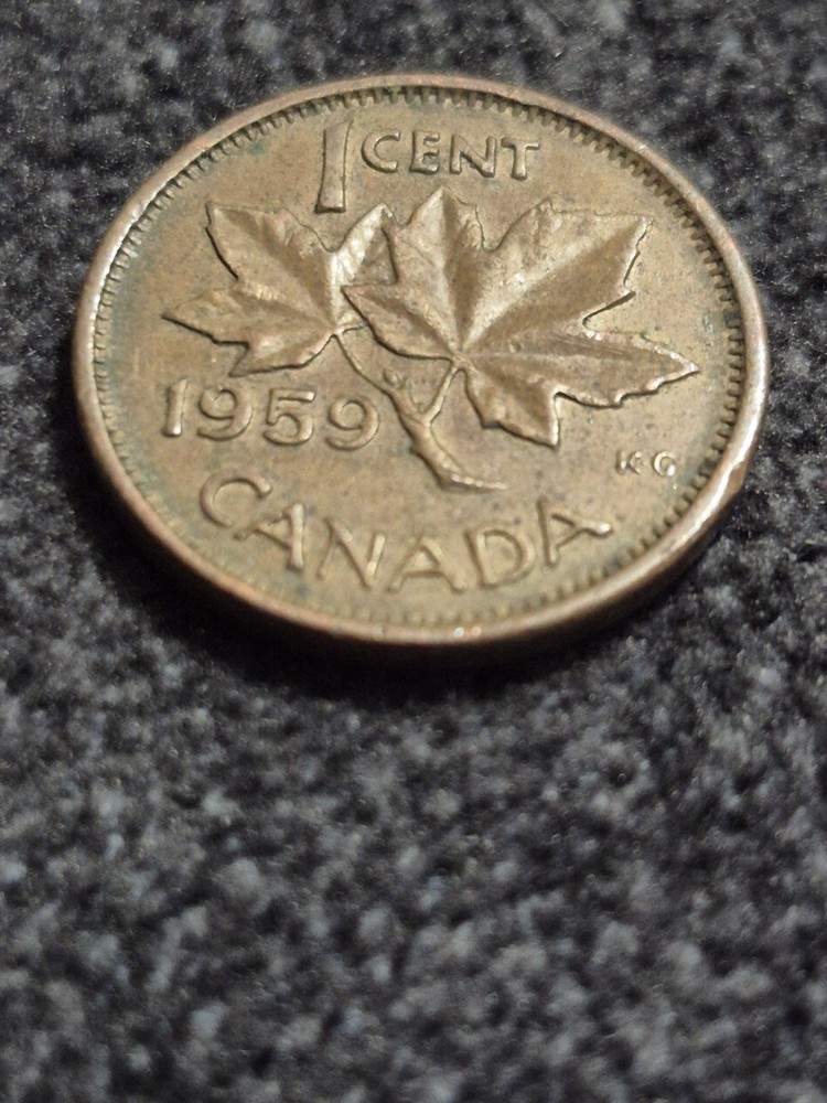 1959 Canadian 1 Cent