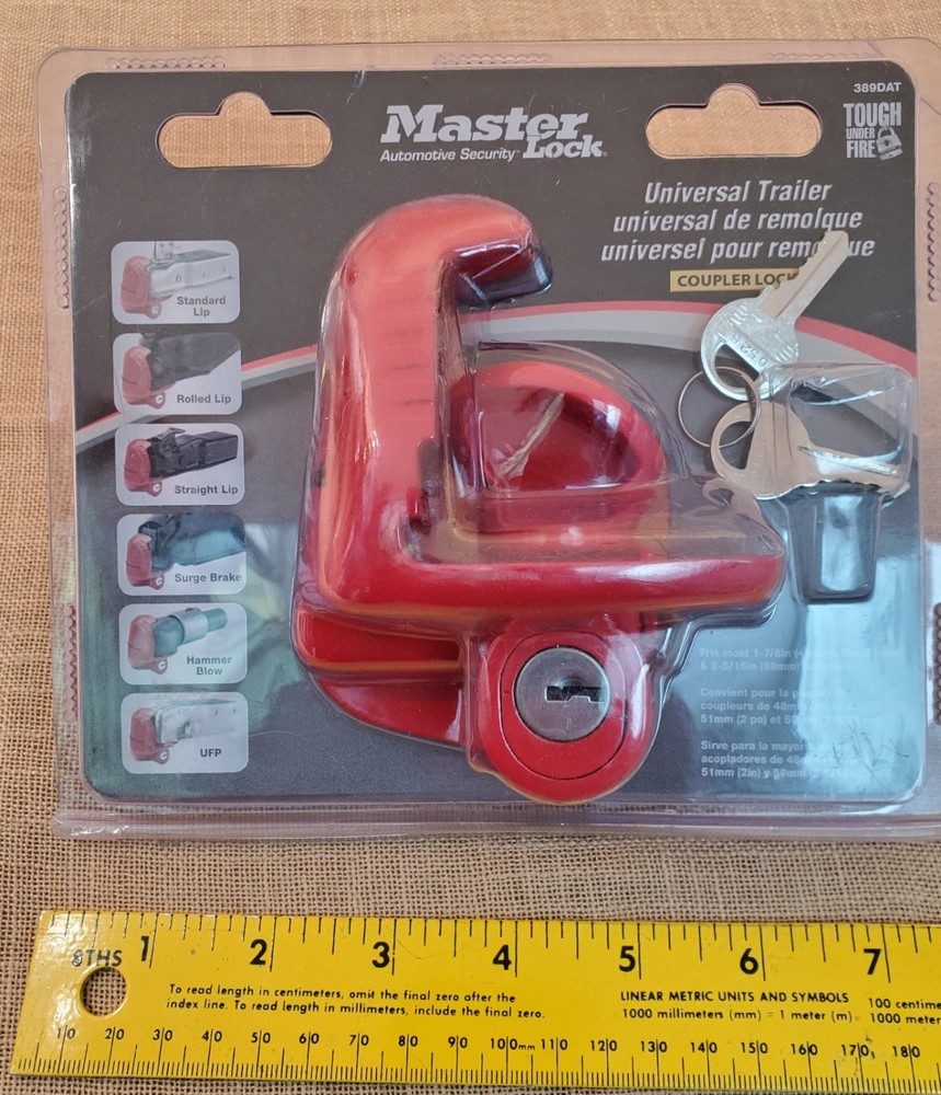 Master Lock Universal Trailer Coupler Lock
