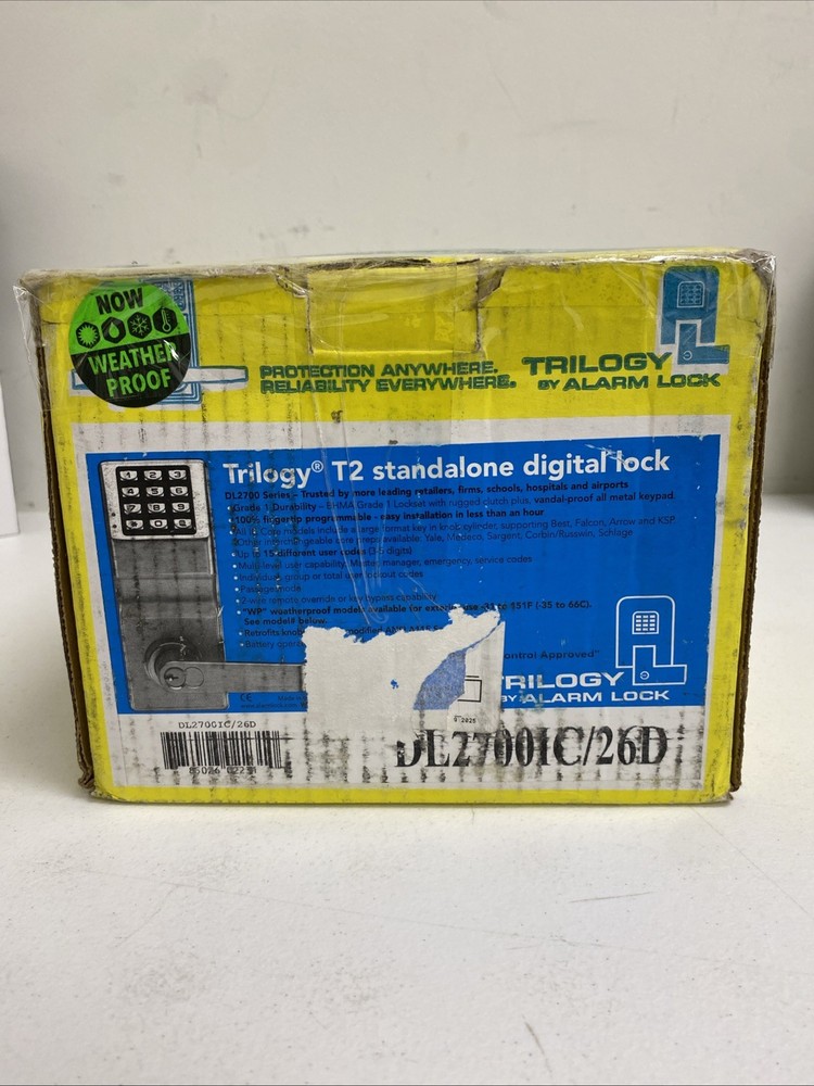 Alarm Lock DL2700IC26D Digital Keypad Lock