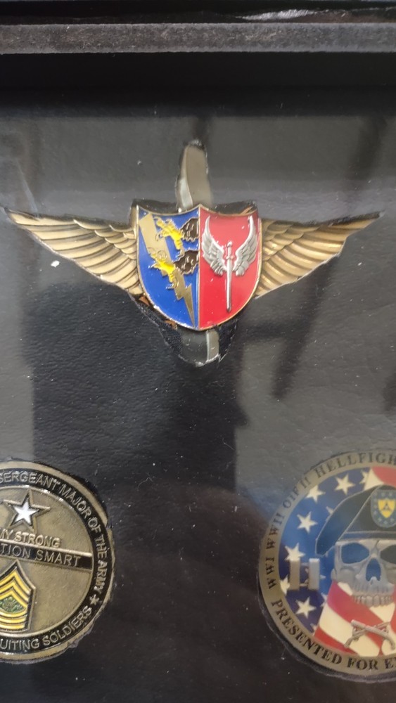 ARMY MEDAL WALL DISPLAY Real