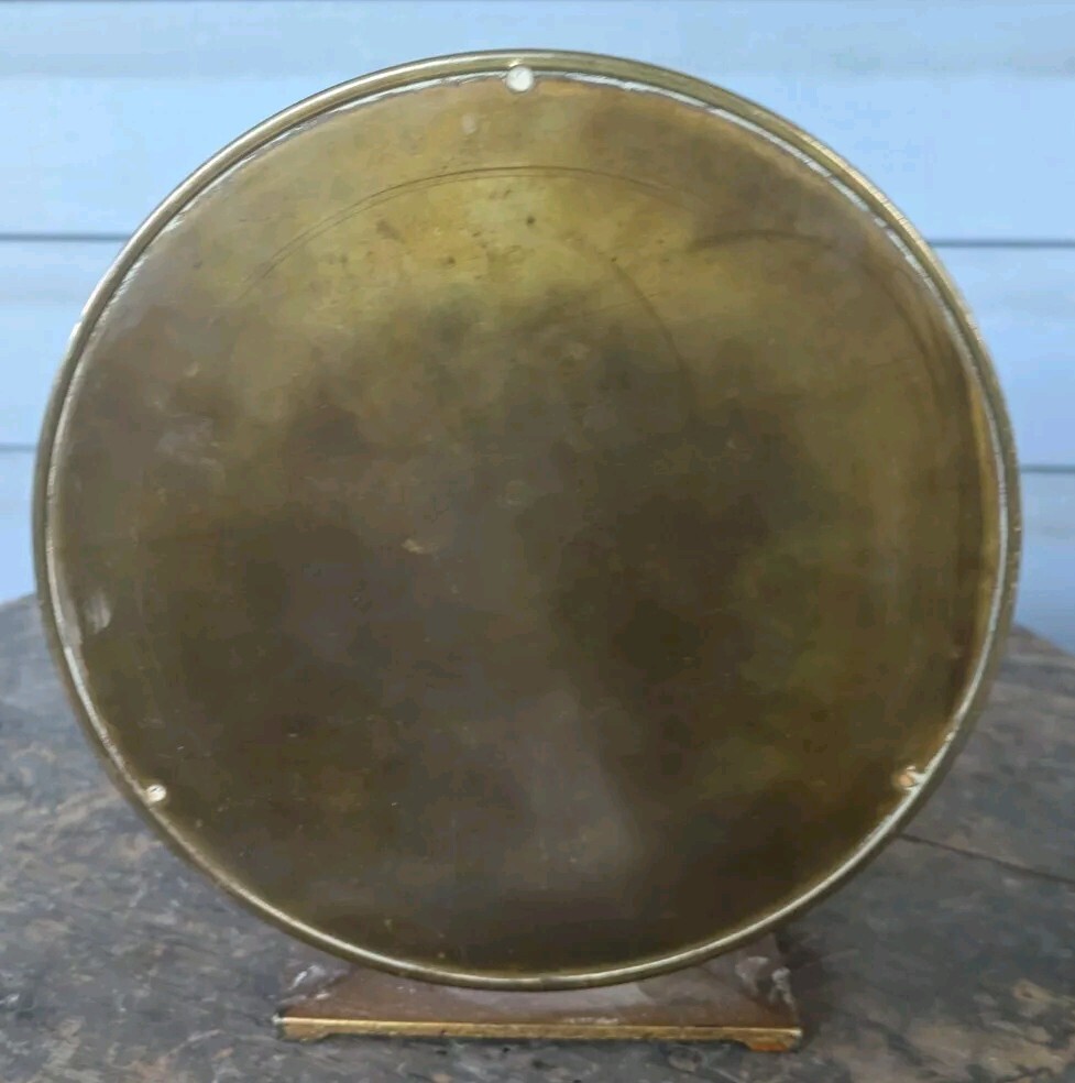 Antique Seth Thomas Ships Clock With Orange Stripe