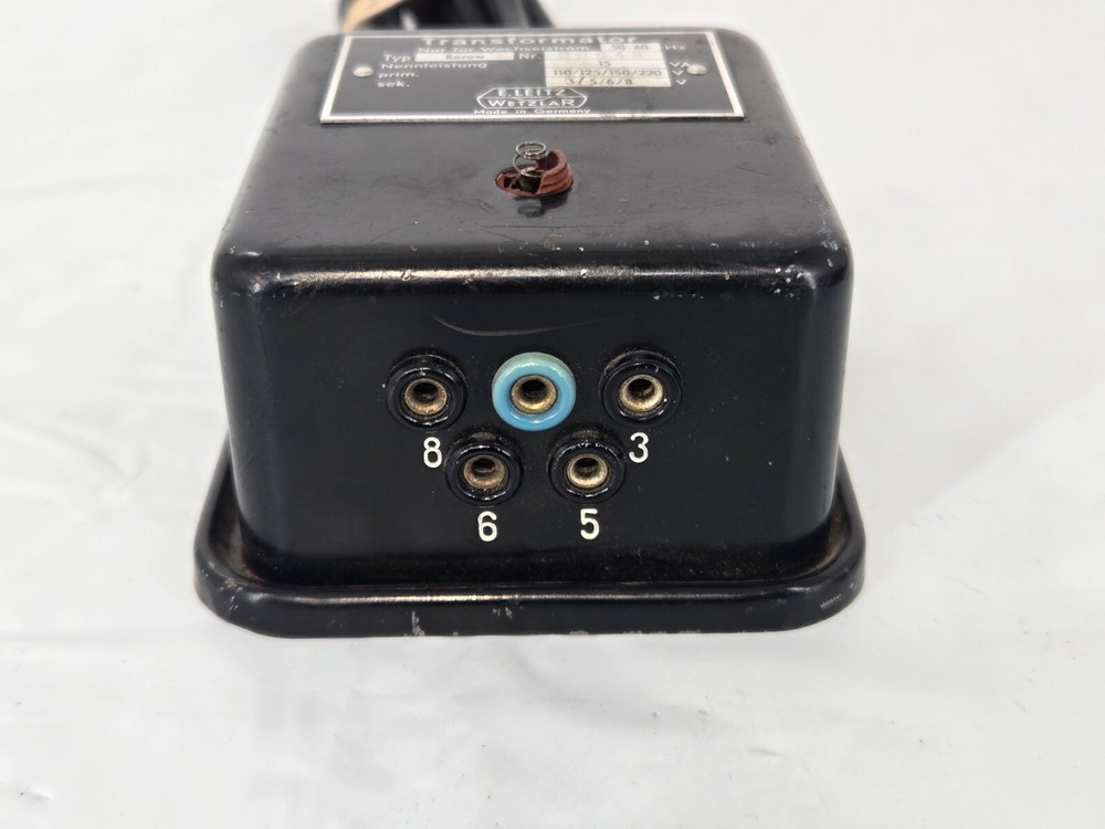 Ernst Leitz Wetzlar Binocular Microscope 610667 &transformator&Lab Microscope