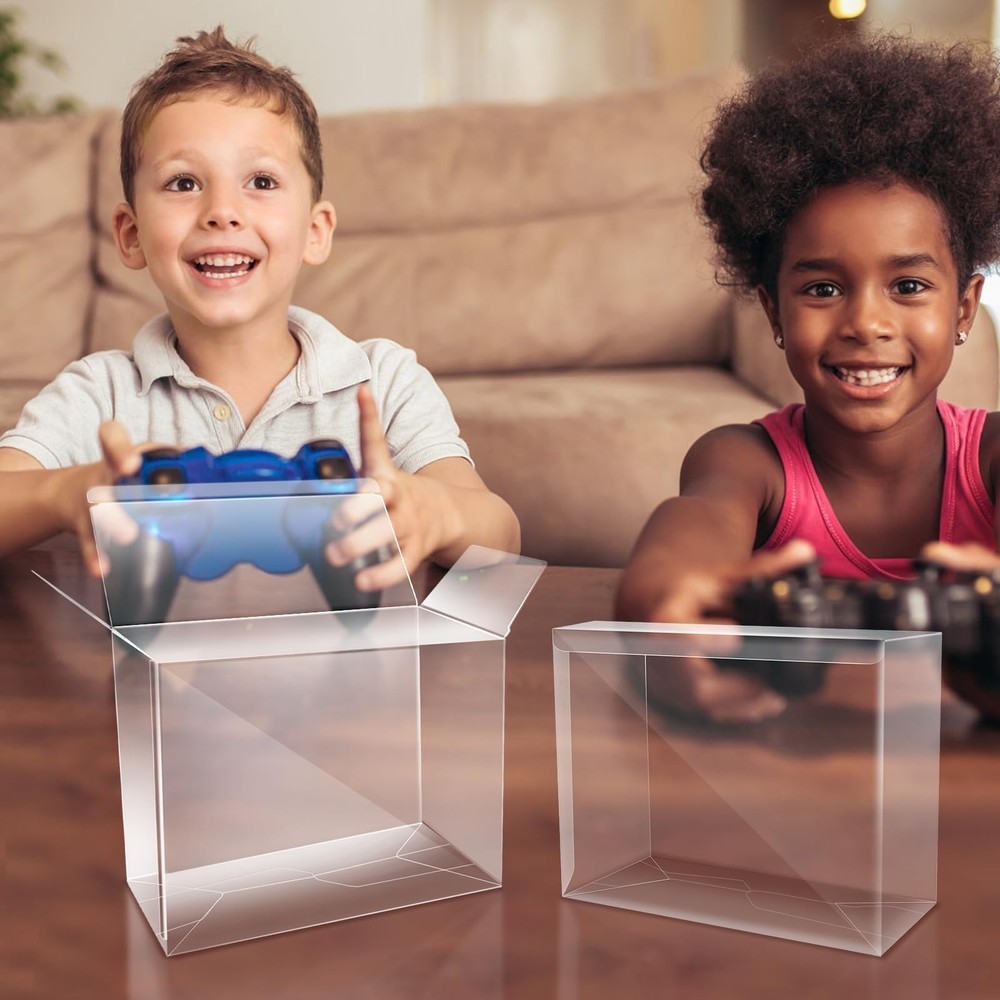 20Pcs Clear Plastic Protector Display Box for Pop Protector, Pop Protector Ca...