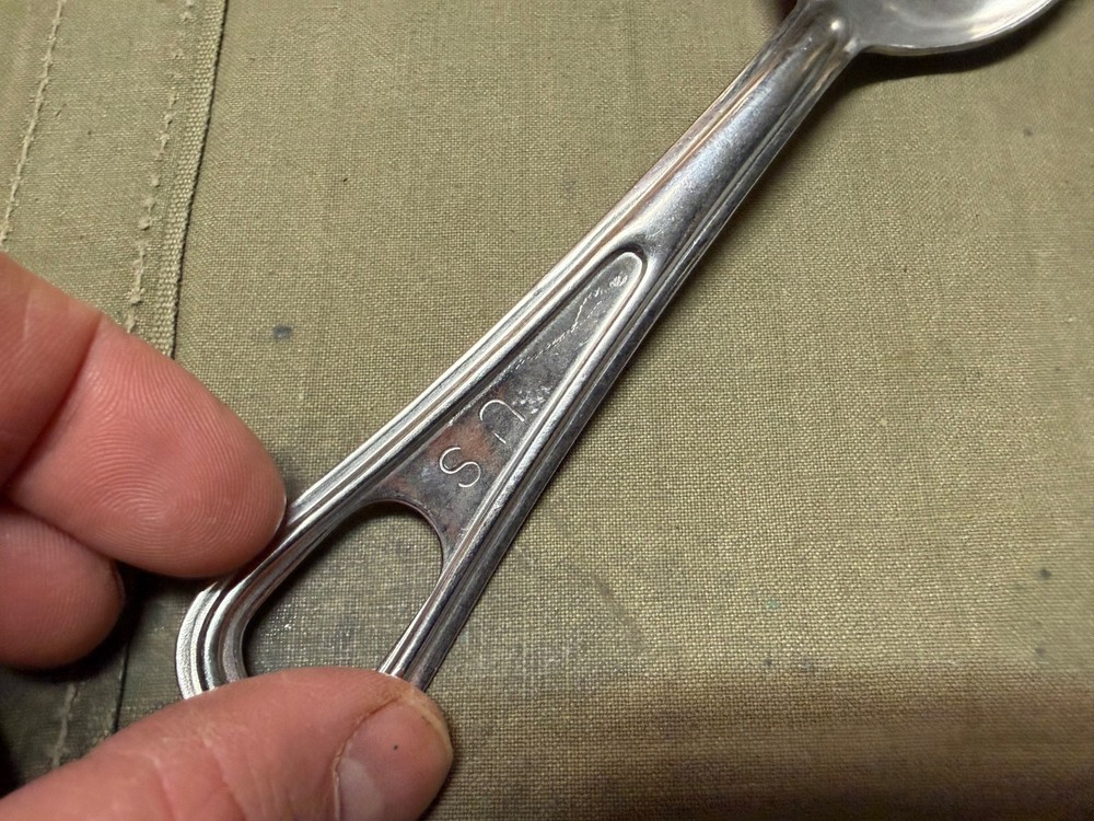 ORIGINAL WWII US INFANTRY ARMY MESS KIT SPOON UTENSIL