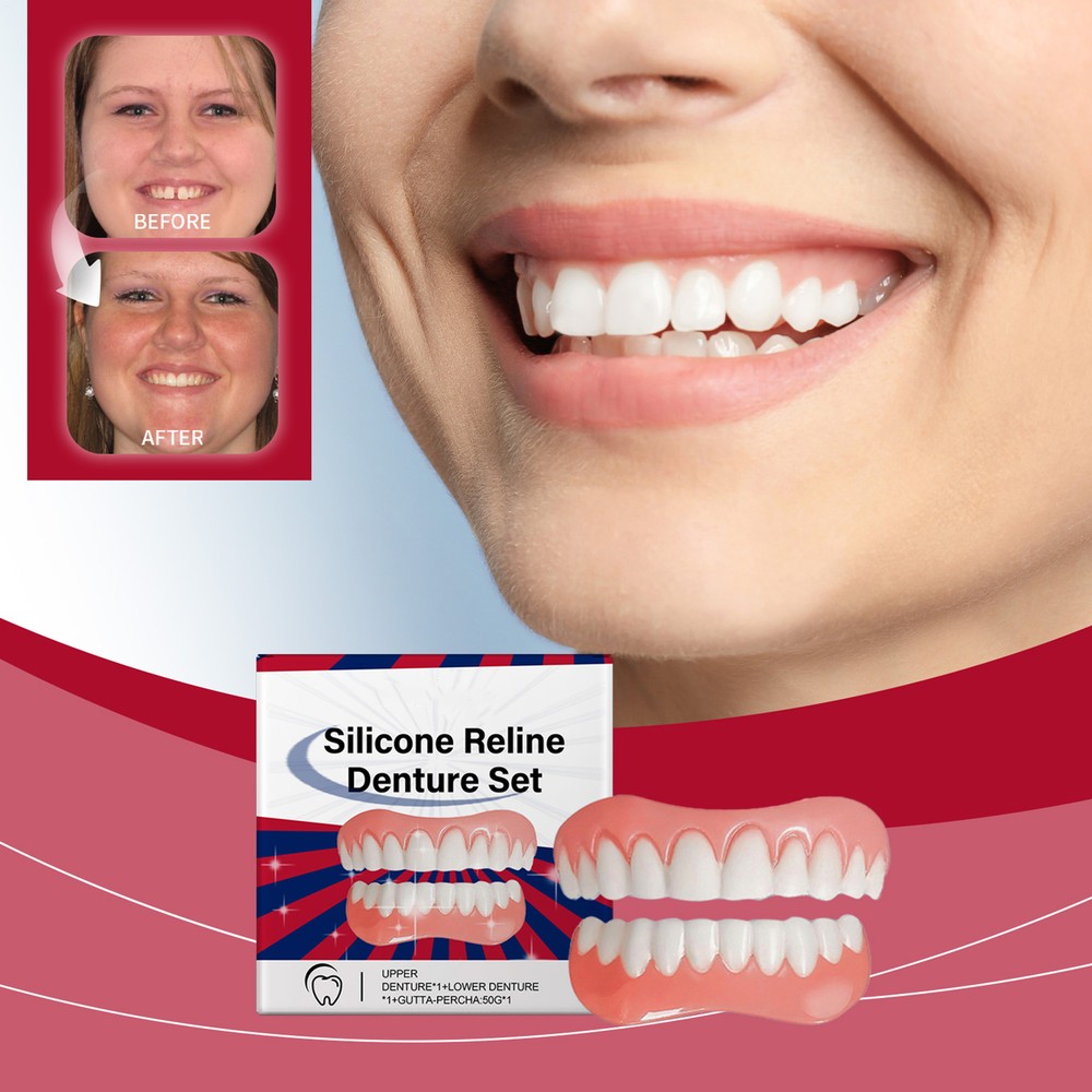 Silicone Denture Set Professional Denture Set Silicone Denture Set supple