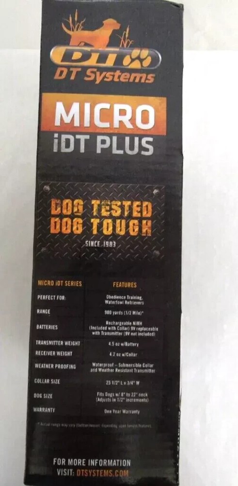 DT Systems Micro-iDT PLUS Expandable Dog Remote Trainer