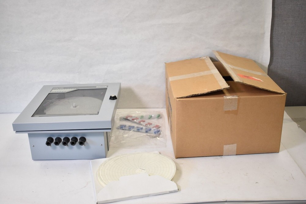 Omega 1 2 3 Channel Programmable Process Input Circular Chart Recorders CT6100