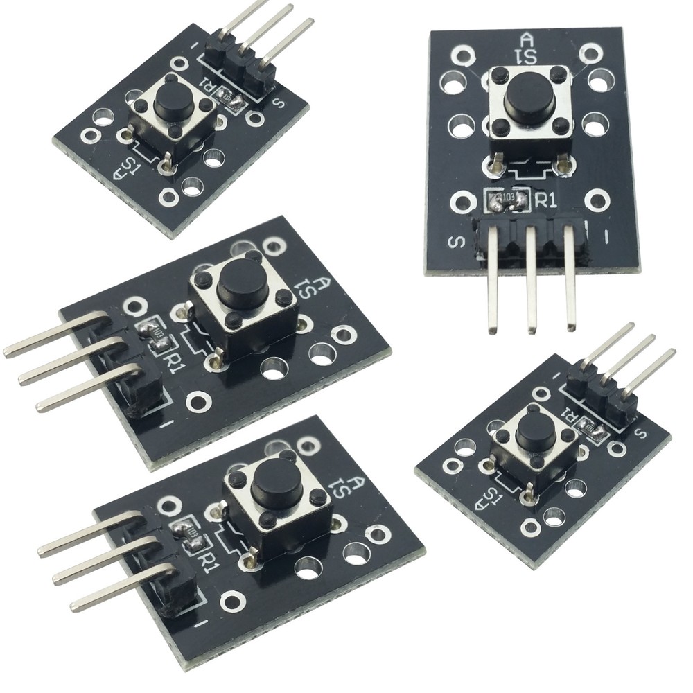 5pcs KY-004 KY04 KY004 3 Pin Button Key Switch Sensor Module Shield for Arduino