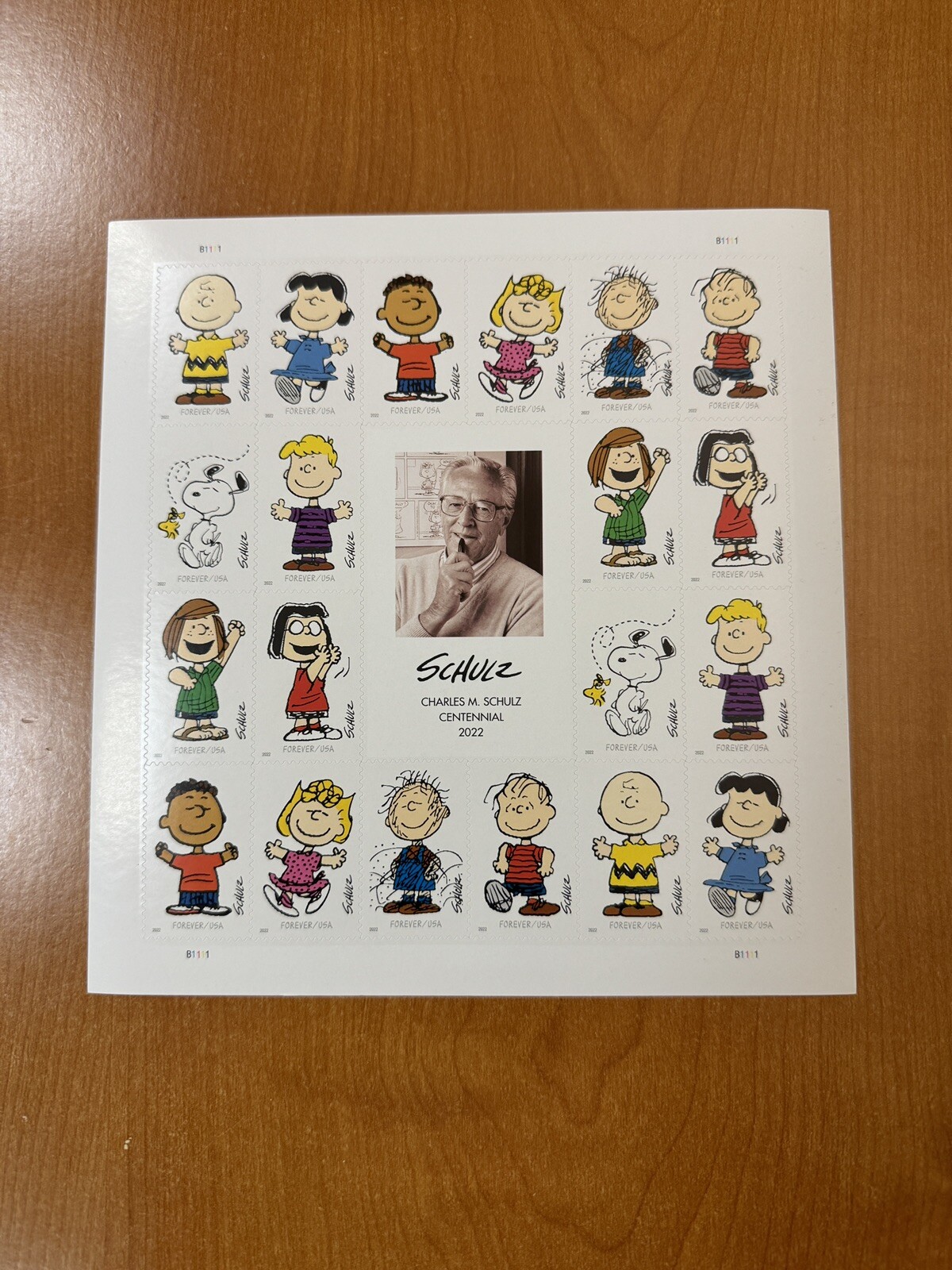 USPS Charles Schulz “Peanuts” Forever Stamps Pane Of 20 Unused Charlie Brown MNH