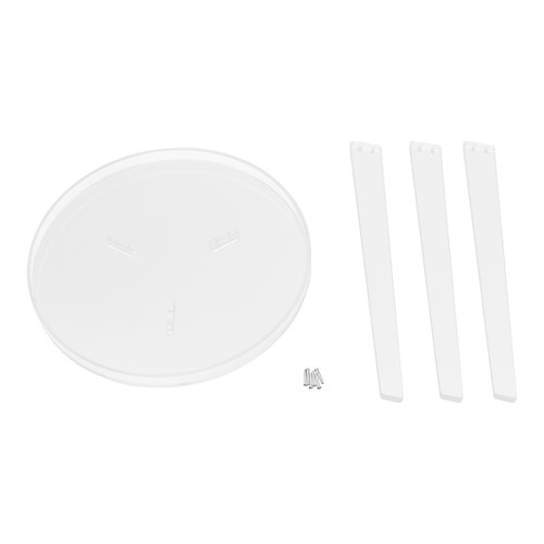 Acrylic Side Table, Clear Side Table, Round Acrylic Side Table