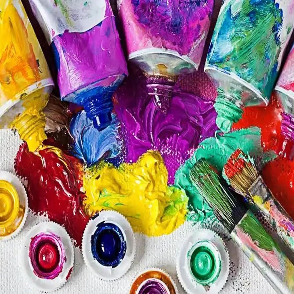 10 Pieces Empty Paint Tubes Refillable Tube with Pin Cap