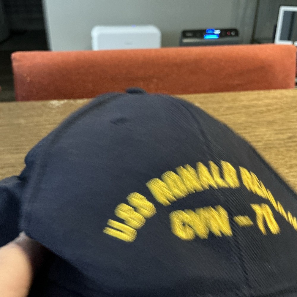 USS Ronald Reagan CVN-76 Hat Cap Adjustable Strap Back OSFM