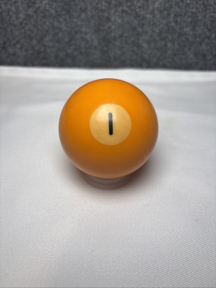 Vintage Bakelite Solid #1 Ball Billiard Pool Replacement 2 1/4" Standard