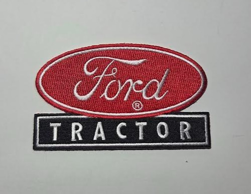 Ford Tractor (iron/sew on patch. 4"w X 2 1/2"h)