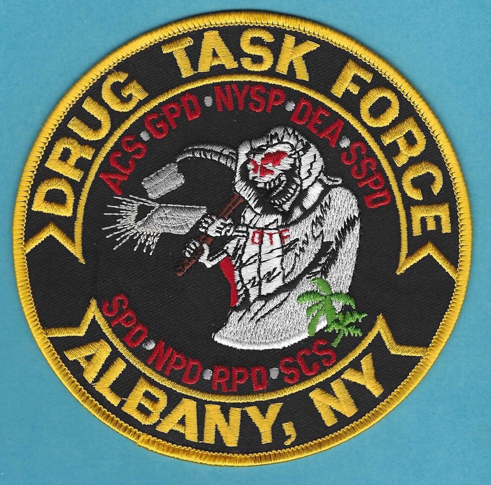 ALBANY NEW YORK MUTI-AGENCY DRUG TASK FORCE PATCH