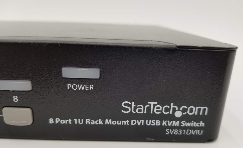 StarTech SV831DVIU 1U 8 Port Rackmount Switch