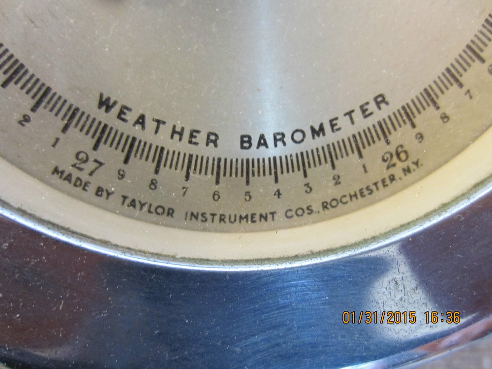 MARITIME, SHIP'S 3 PC WEATHER STATION & BELL