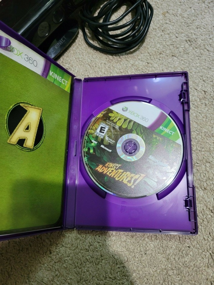 Xbox 360 Kinect 1414 with Kinect Adventures Game