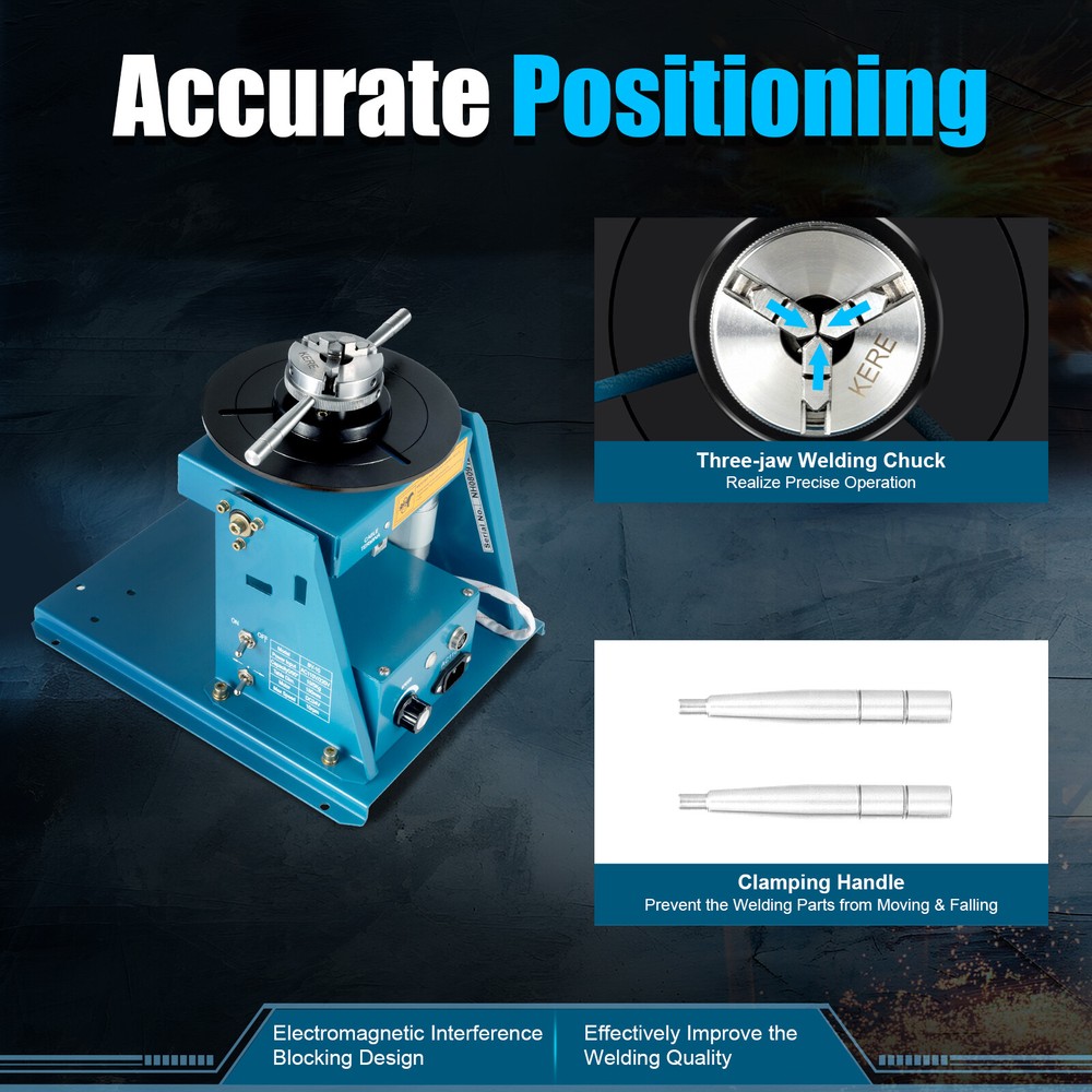 Welding Positioner Automatic Pipe Welding Automatic Rotary Table Positioner 10kg