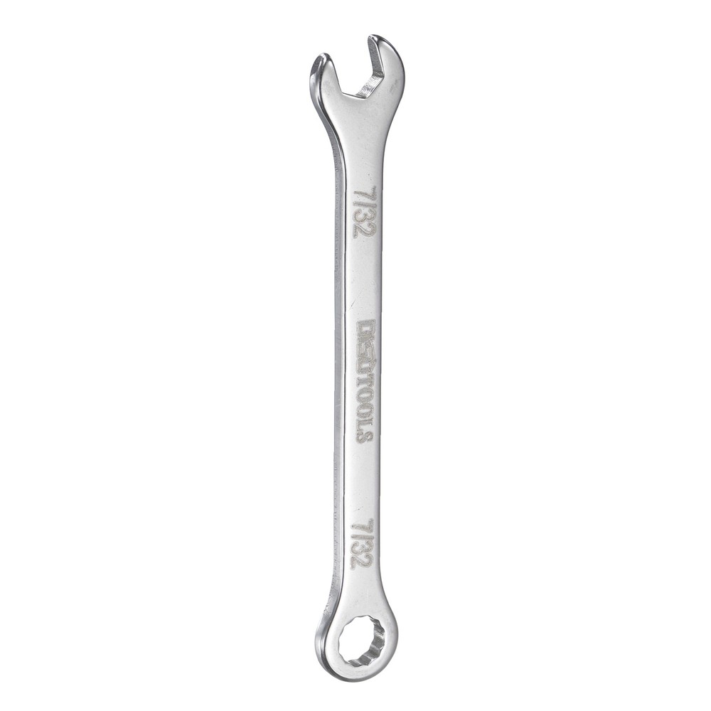 Thin Combination Wrench 7/32" with 12-Point Ended and 15°Angled Open End