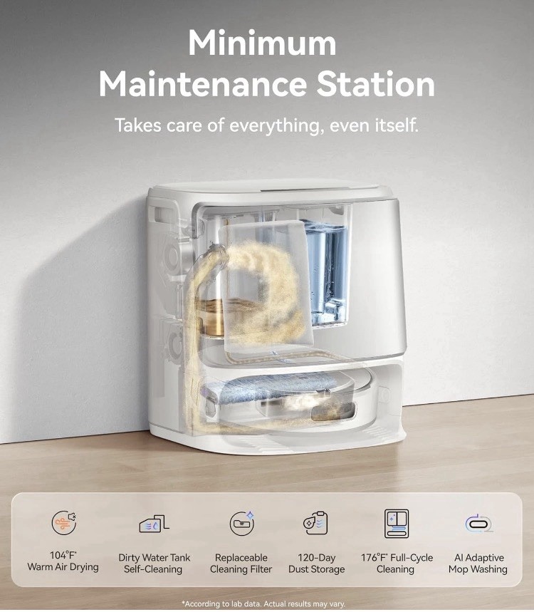 Narwal FLOW Robotic Vacuum Mop FlowWash CarpetFocus Dual AI Cameras Filter