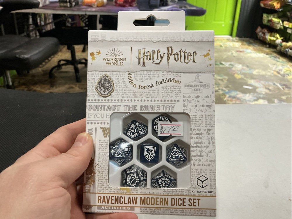 Harry Potter Ravenclaw Modern Dice Blue