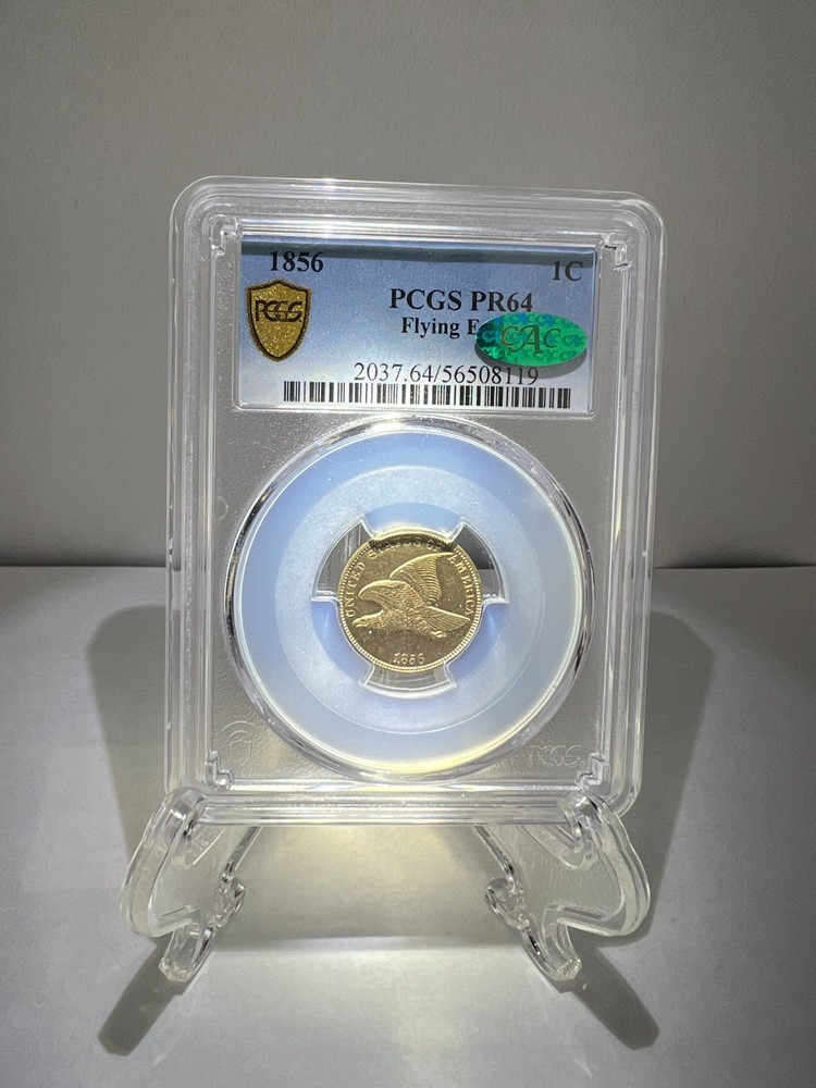 1856 Flying Eagle Cent PCGS PR64 With Fresh CAC!!