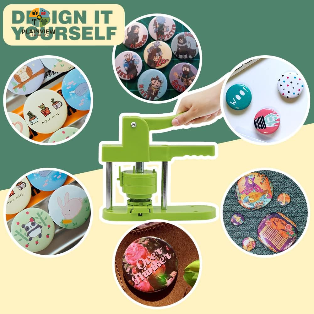1.25 Inch/32Mm Button Mold, Interchangeable Die Mold for Slide Rail Button Maker