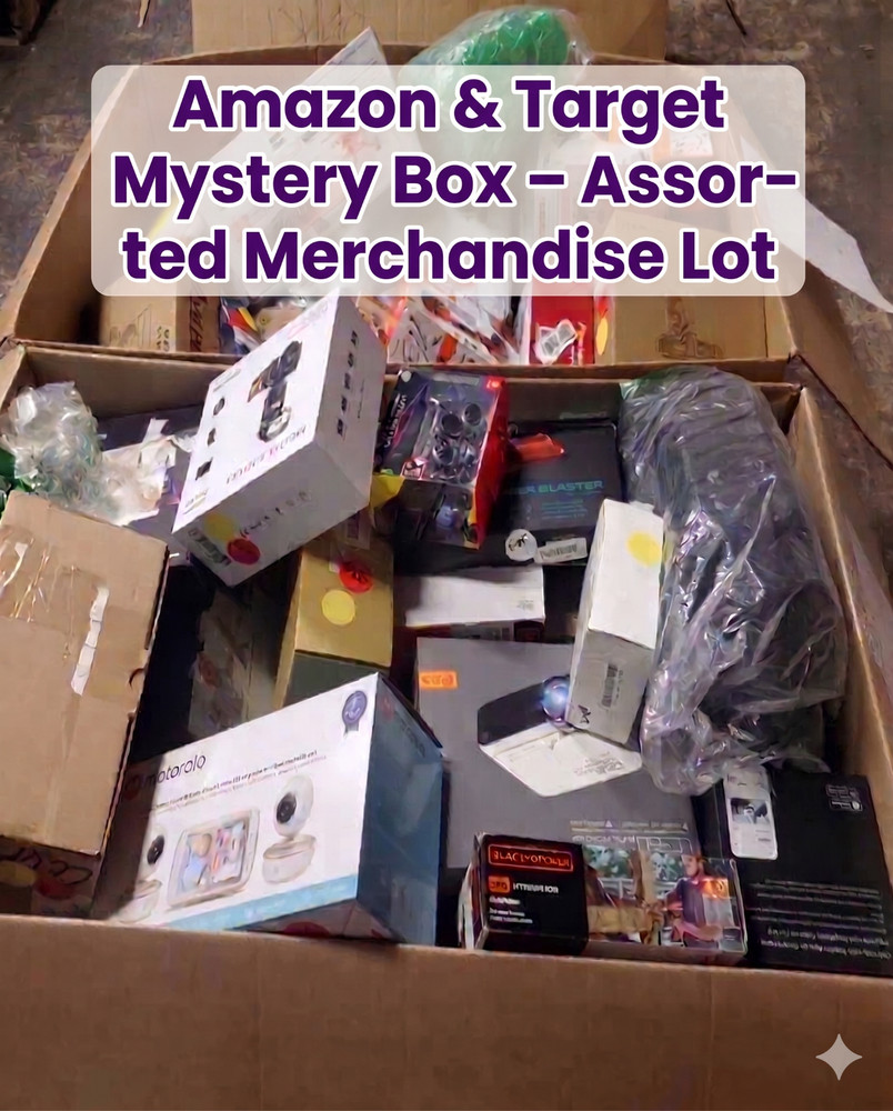 Amazon & Target Mystery Box – Assorted Merchandise Lot