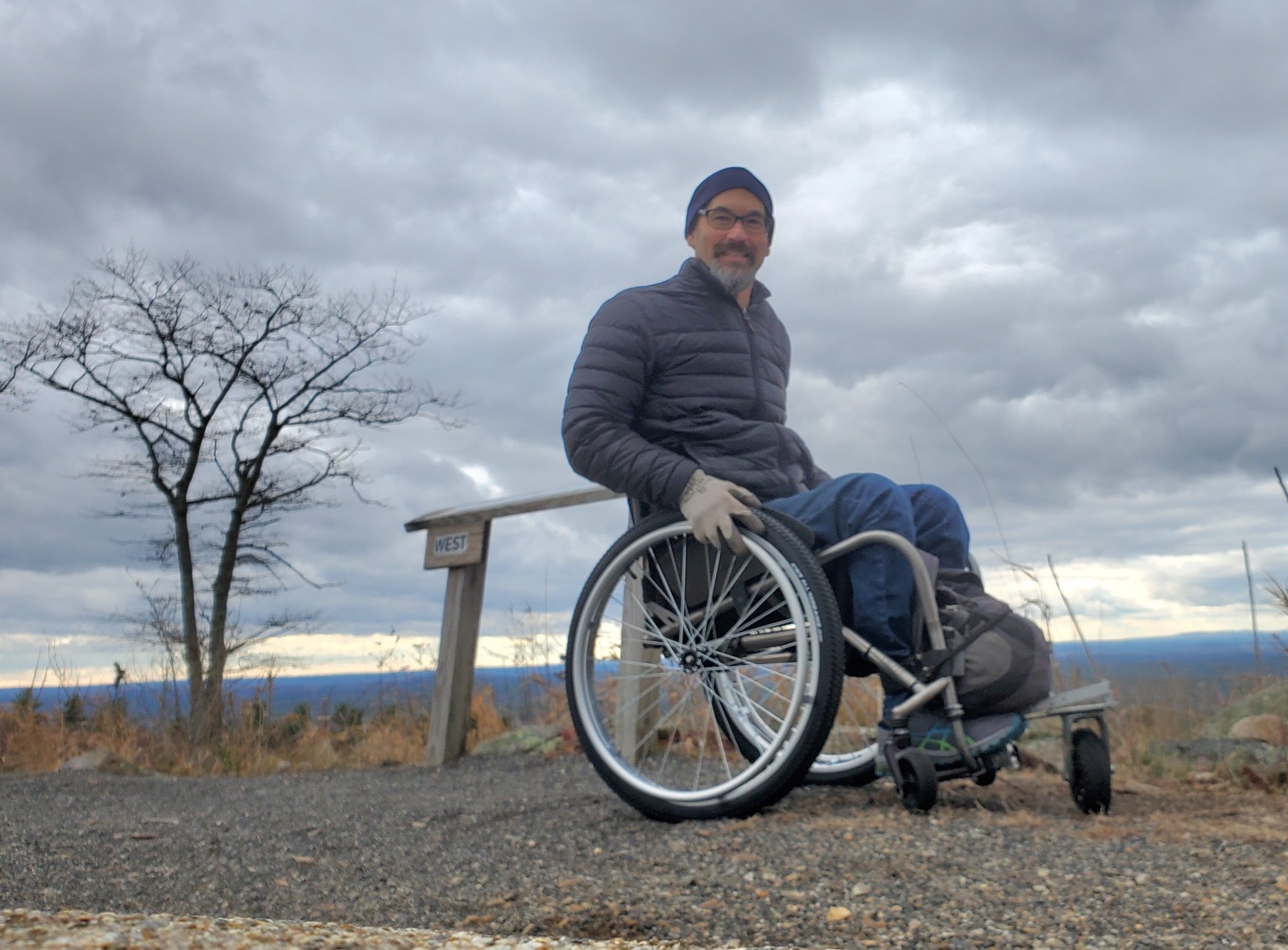 Pair of 24"x1.95" (507) Off-road Wheelchair Wheels with Axles (NEW)