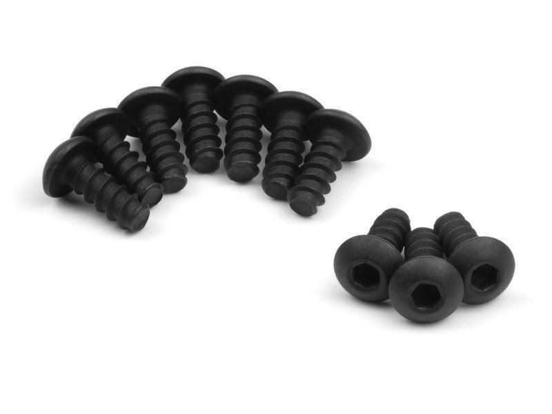 HPI Racing - TP.Button Head Screw M2x6mm (Hex socket/10PCS)