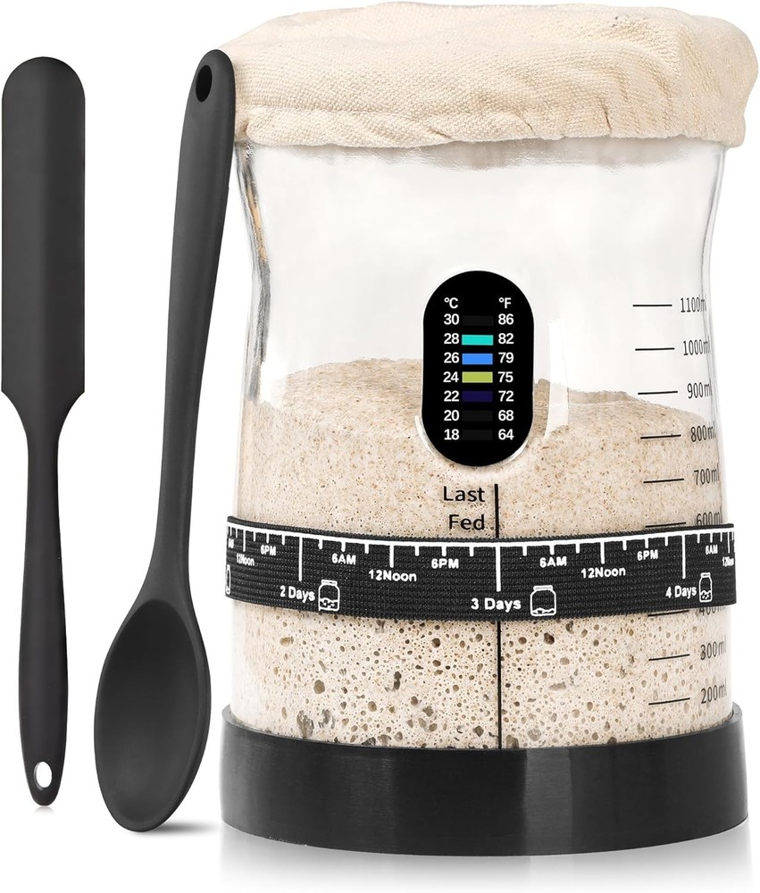 Multi-Functional 50 Oz Sourdough Starter Kit - Ideal for Bread Enthusiasts