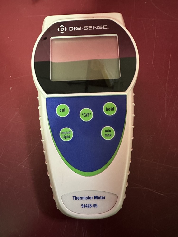 AS IS POWERS ON Digi-Sense 91428-05 Single-Input Thermistor Meter