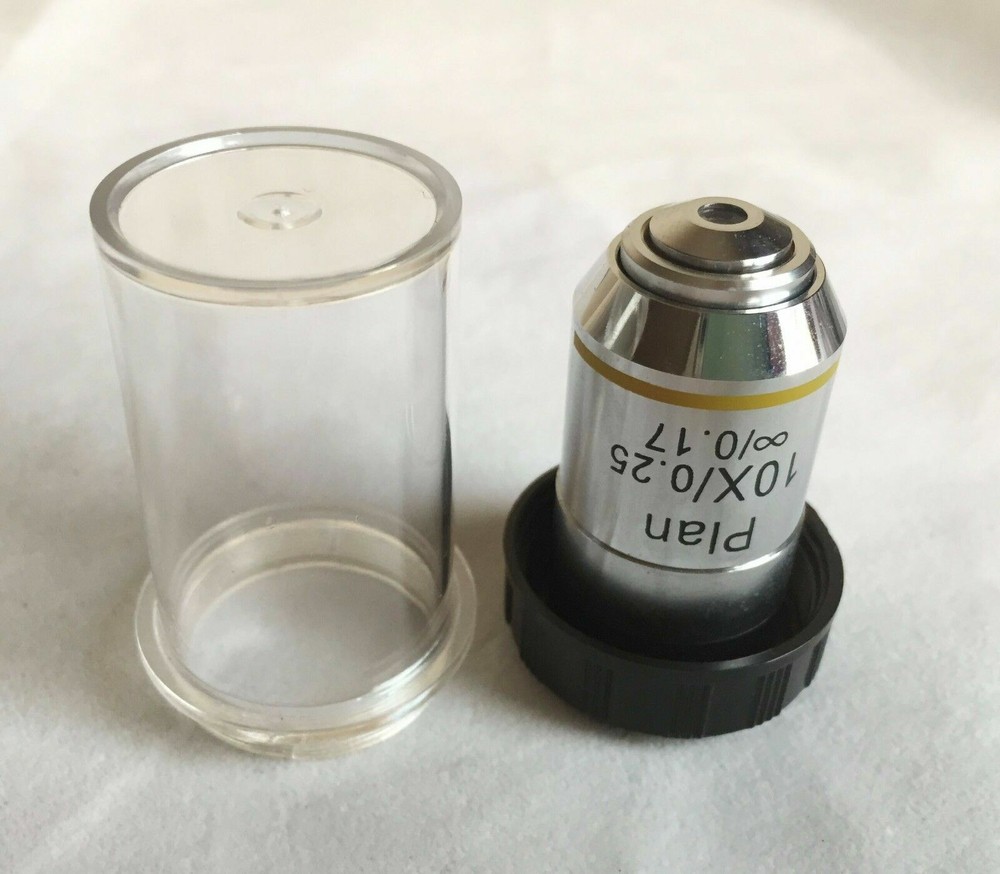 Microscope Objective Lens INFINITY PLAN DIN 4X 10X 20X 40X 60X 100X ProScope