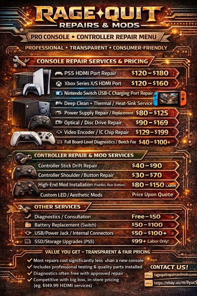 Rage Quit Repair And Mods