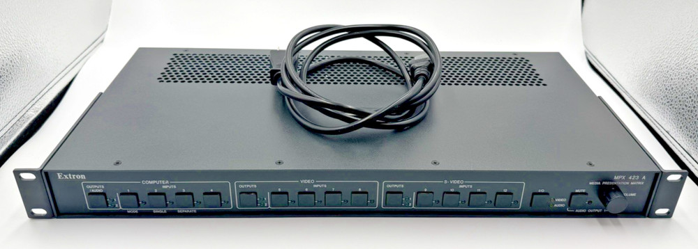 Extron MPX 423 A Media Presentation Matrix Switcher with Power Cable