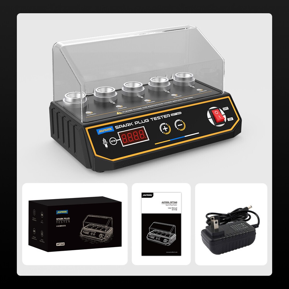 Car Spark Plug Tester 5 Holes Adjustable Ignition Analyzer Diagnostic Test Tool