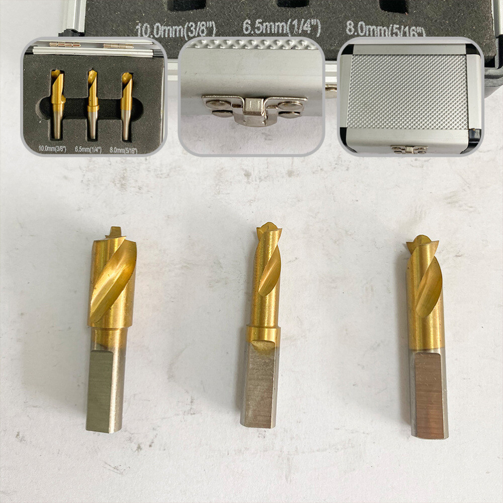 1 Set Drilling Out Spot Welds Spot Weld Drill Bit Sharpener Welding Drills