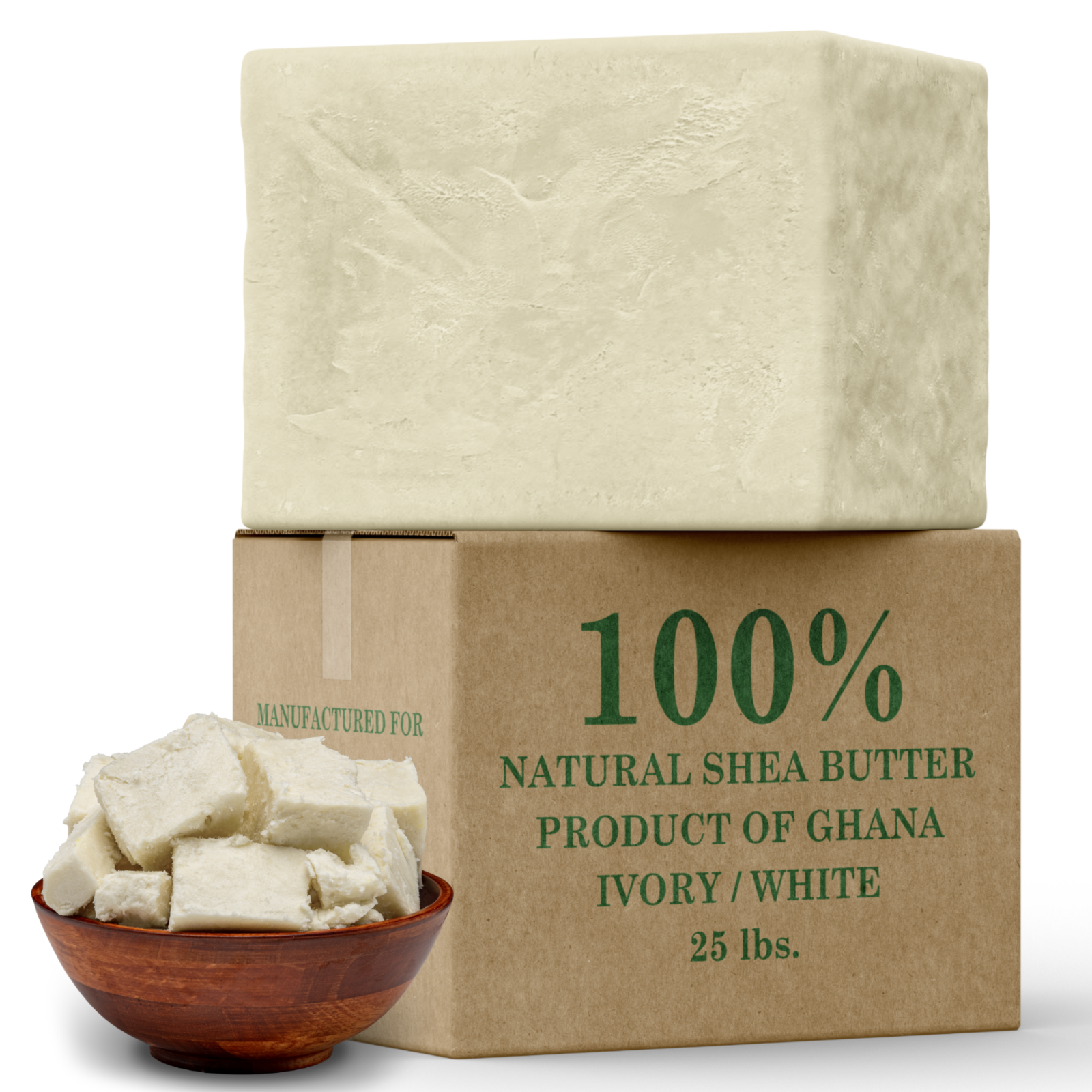 Raw African Shea Butter 100% Pure Organic Unrefined Natural Bulk Wholesale
