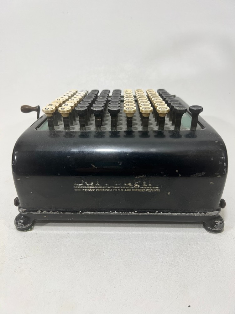 Burroughs Antique Key Calculator / Adding Machine 5-502859 Hand Crank