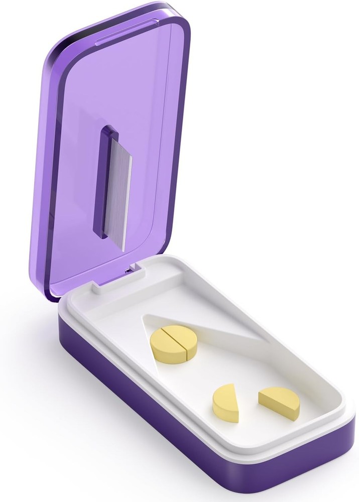 Large or Small Pills,Pill Splitters Cutting Multiple Pills/Supplement/Medication