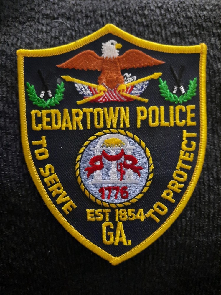 Cedartown GA Police Patch