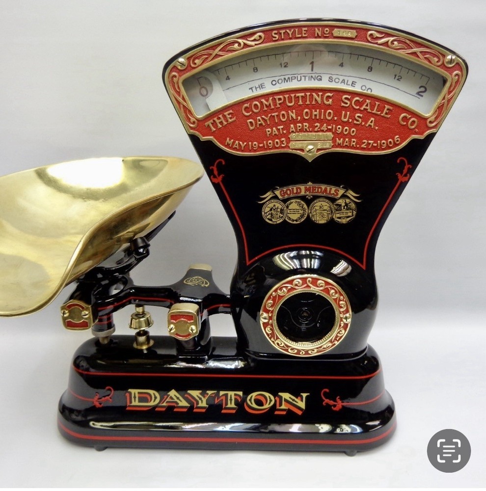 Antique Custom Restored Dayton Candy Scales. (Read Description)