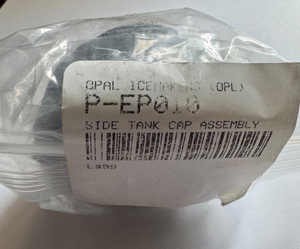 GE Profile Opal Ice Maker Side Tank Cap Assembly P-EP010 Replacement Part
