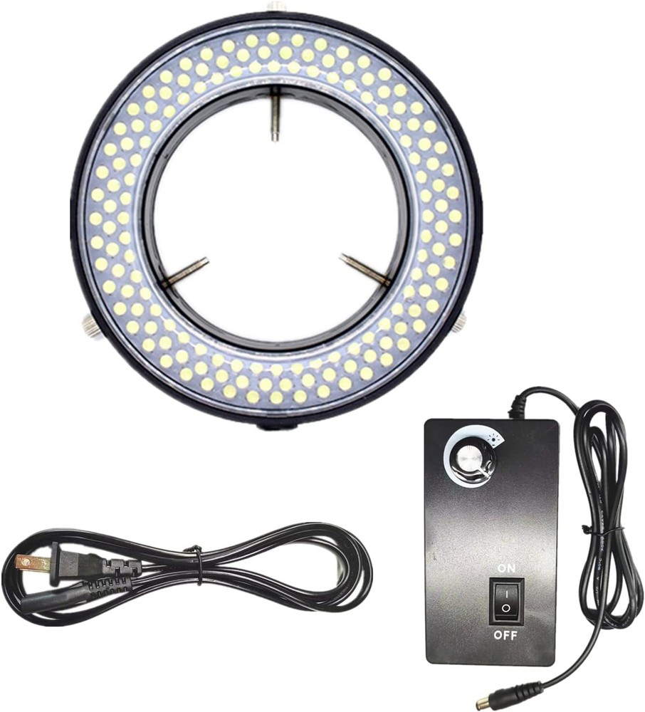Microscope 144 Led Ring Light Adjustable Illuminator,Microscope Light Source ...