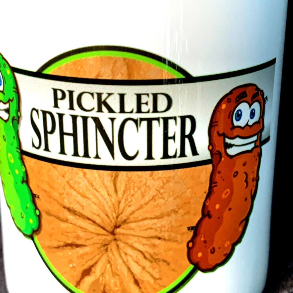 Pickled SPHINCTER 14 Oz Coffee Mug Novelty