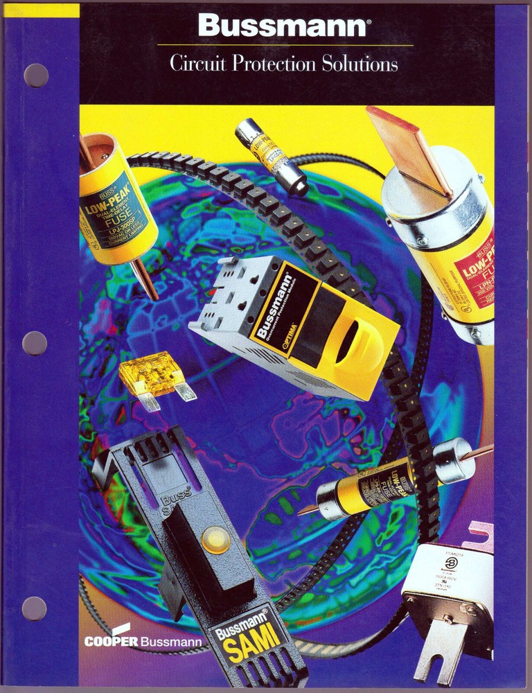 2001 Cooper Bussmann Circuit Protection Solutions Catalog